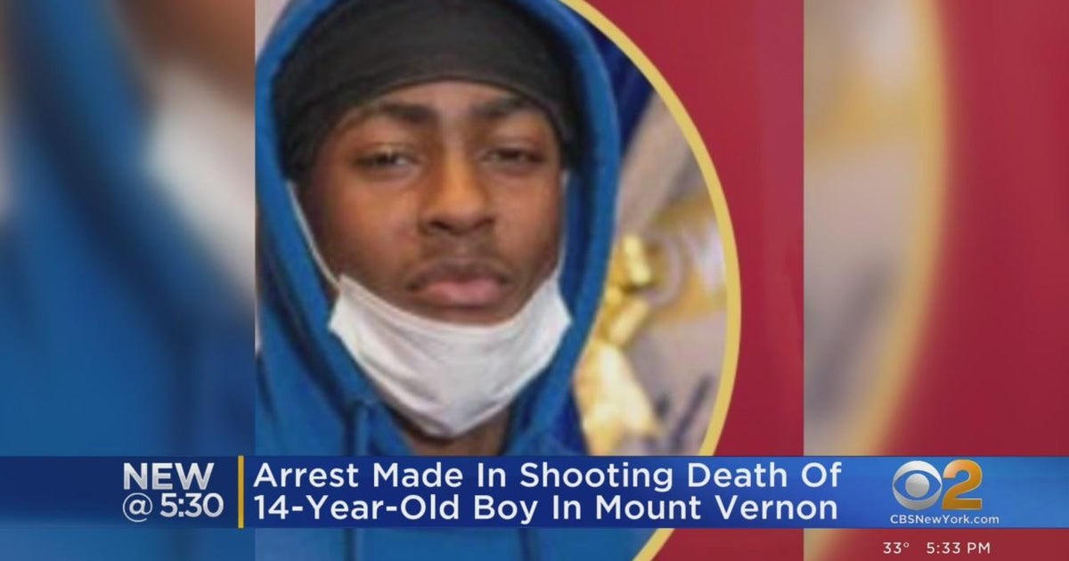 Arrest made in shooting death of 14-year-old in Mount Vernon - CBS New York