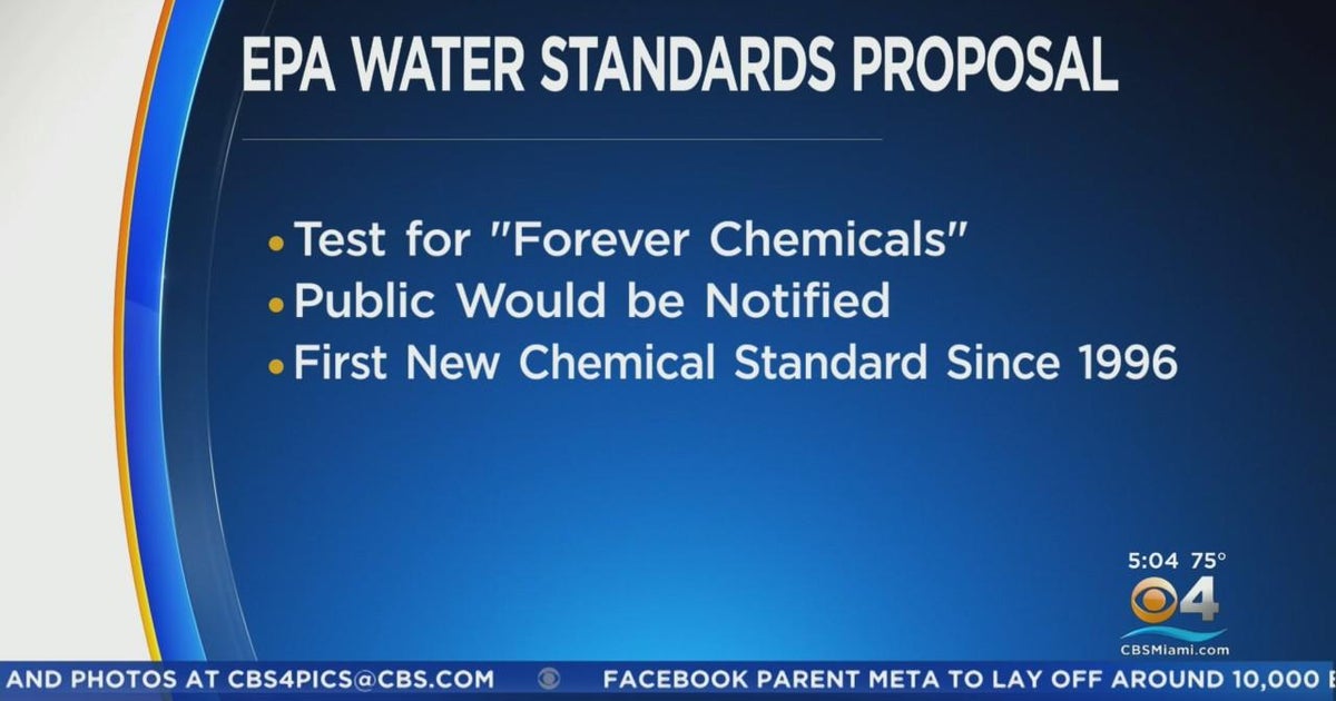 EPA proposes firstever national limits on "forever chemicals" in