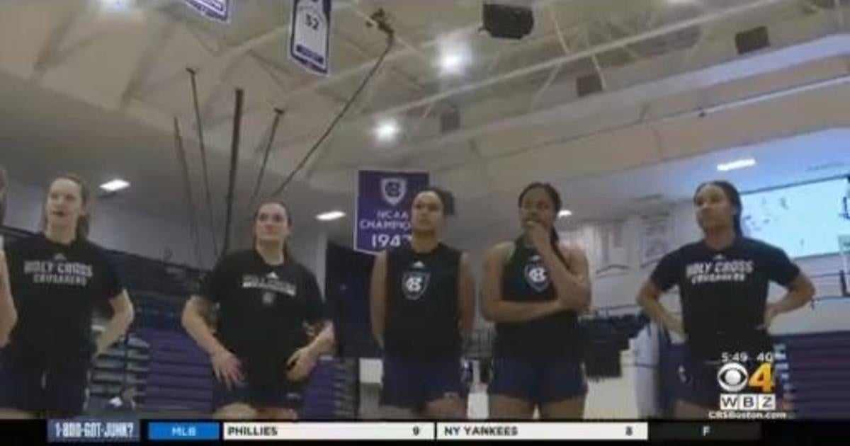 Holy Cross Women's Basketball Team Prepares To Play Maryland In NCAA ...