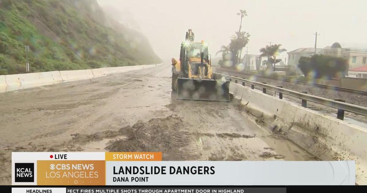 Dana Point mudslide closes Pacific Coast Highway - CBS Los Angeles