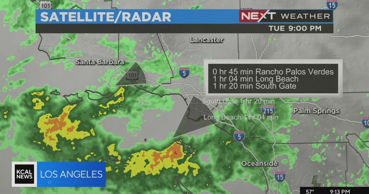 When heavy rain is expected throughout Los Angeles County - CBS Los Angeles