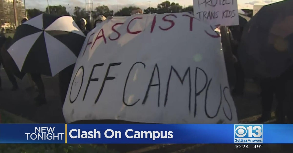 Protesters clash at event on UC Davis campus