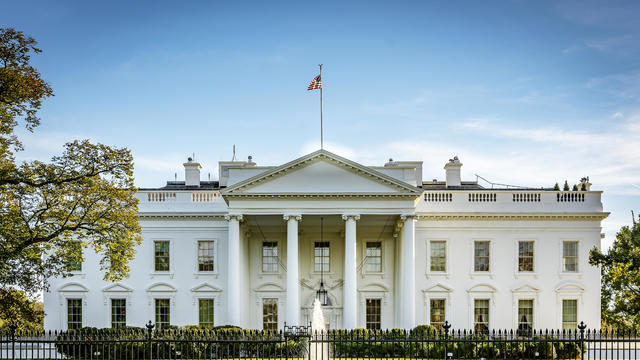 The White House Seen From North Lawn 