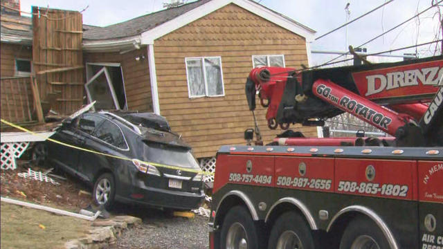 Grafton SUV car crashes into home 