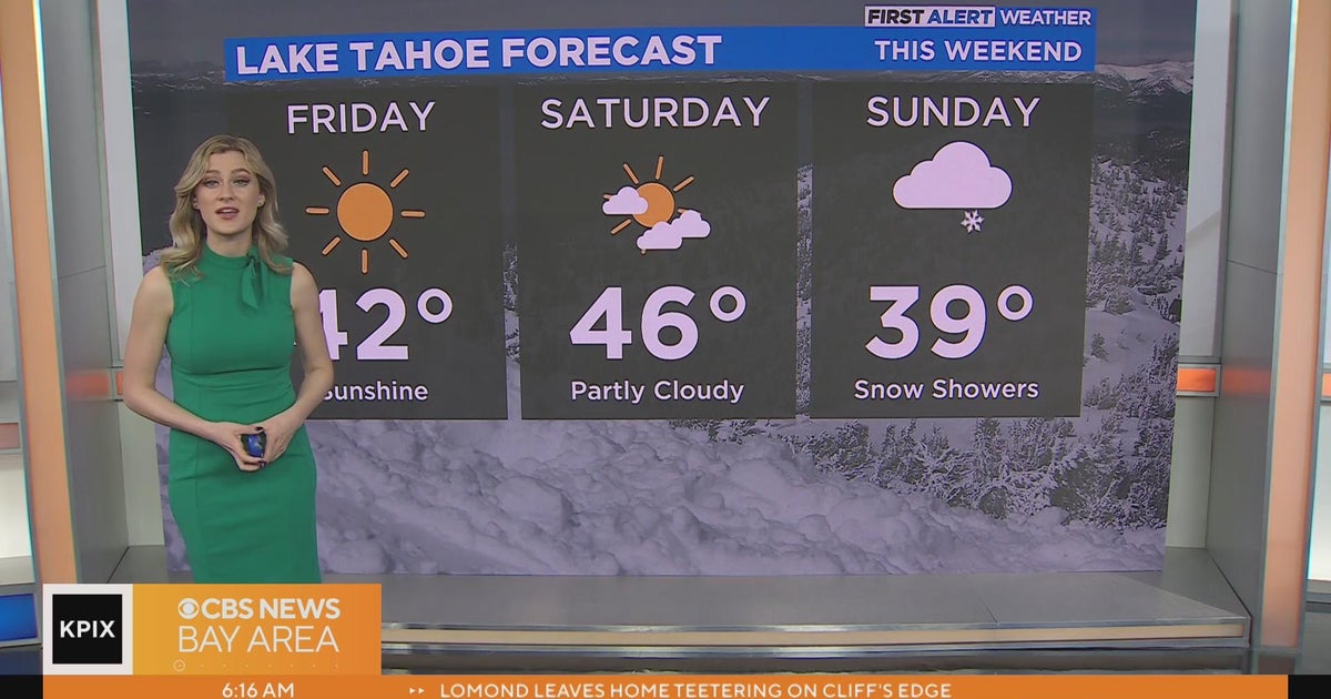 First Alert Weather Forecast for Friday morning - CBS San Francisco
