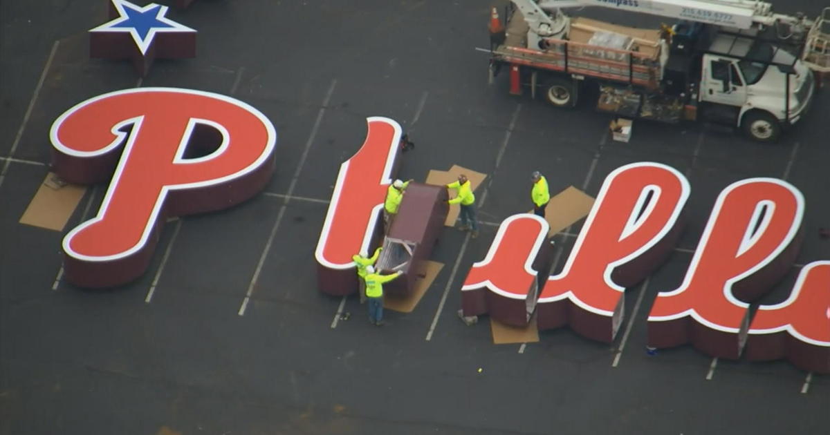 BayCare Ballpark signage goes up, 02/26/2021