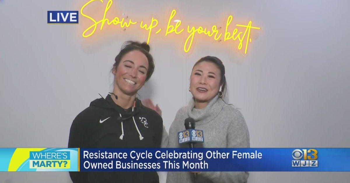 Where's Amy? Celebrating women owned businesses with Resistance Cycle CBS Baltimore