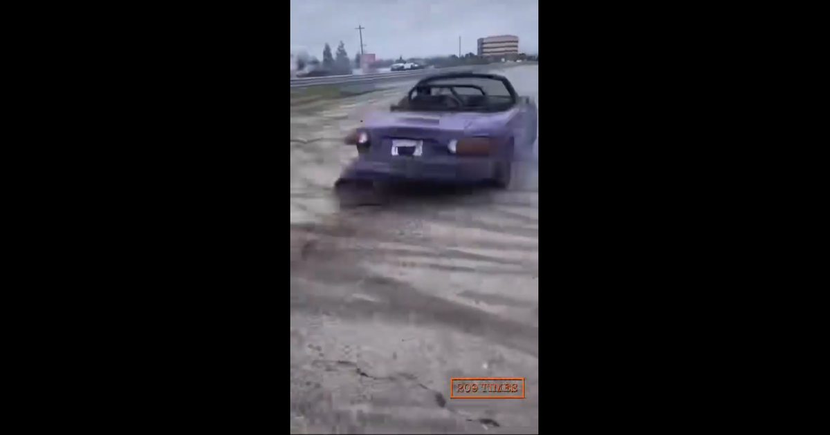 Sideshow halts traffic on I-5 in Stockton