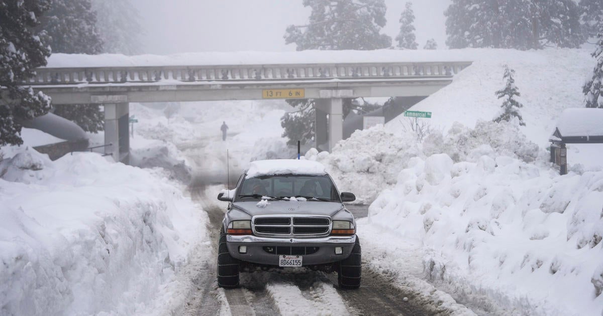 No End In Sight For This Season's Sierra Nevada Snow Totals - CBS ...