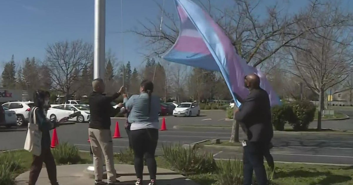 Trans flag raised at Sacramento Unified School District offices