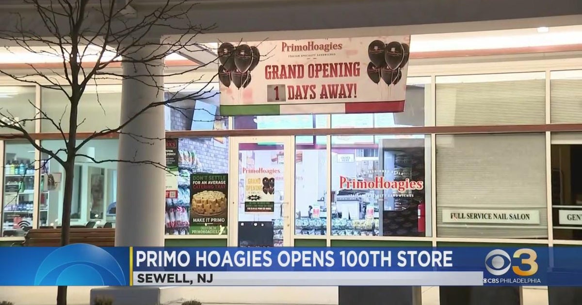 Primo Hoagies opening 100th store in Sewell, New Jersey CBS Philadelphia