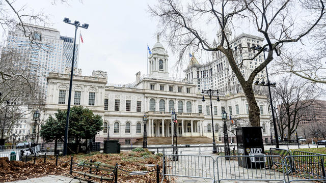 A view of the New York City Hall Mayor's office in Downtown Manhattan on January 31, 2023 in New York City. 