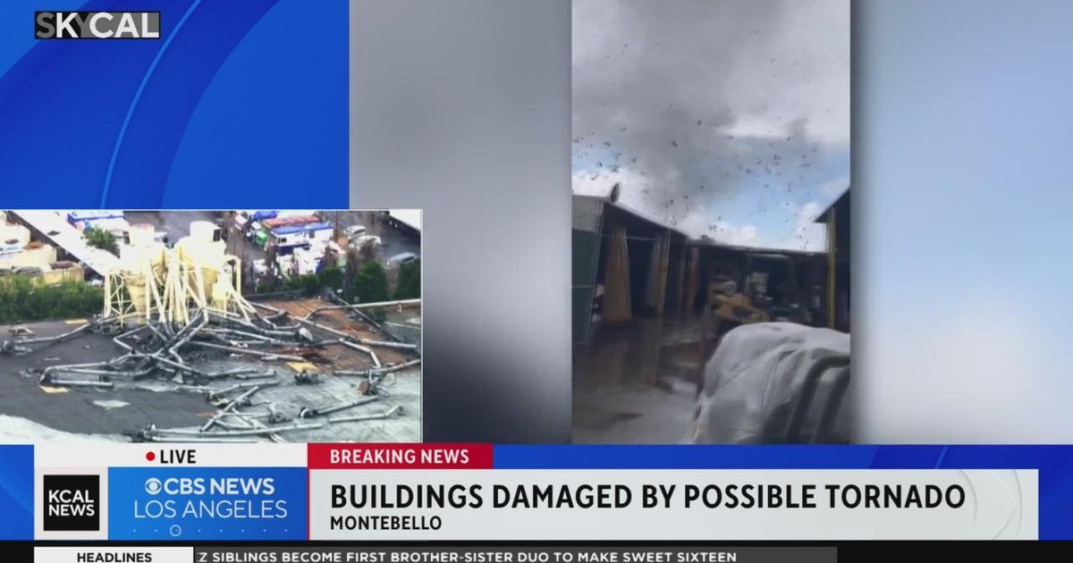 Paul Deanno comments on Montebello possible tornado footage - CBS Los ...