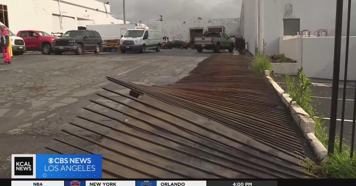 Montebello tornado cleanup; the day after - CBS Los Angeles
