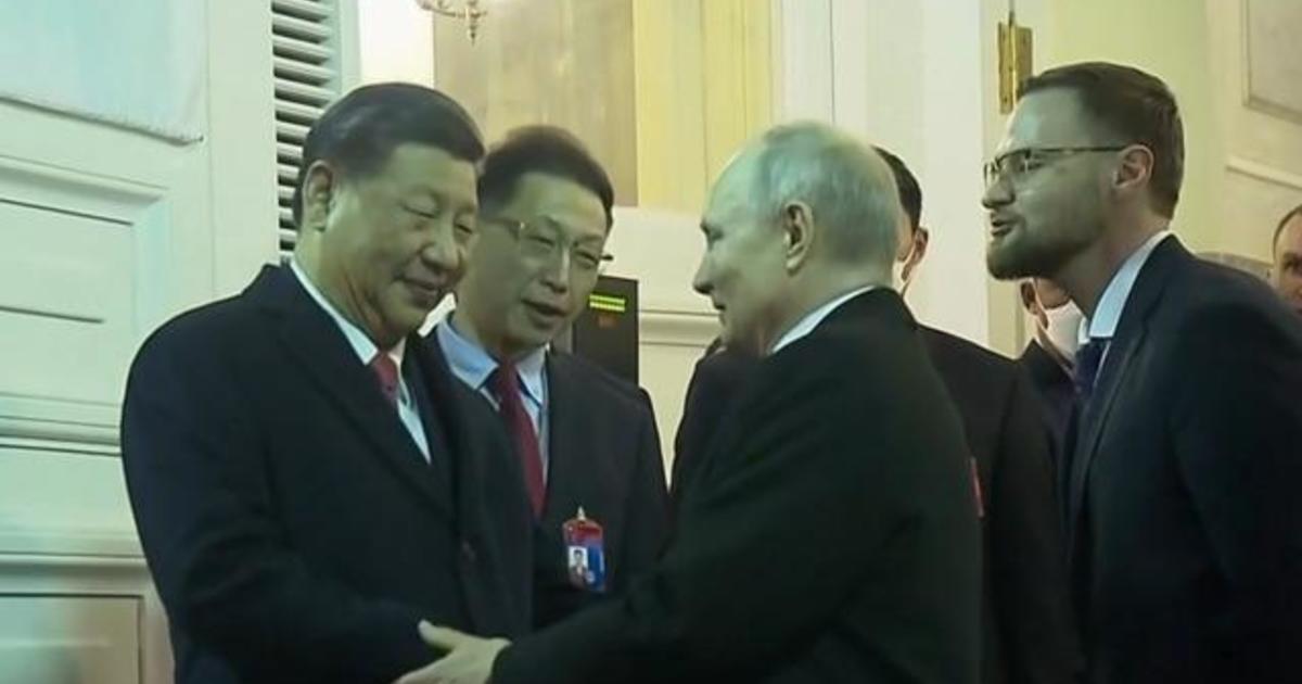 Xi Jinping and Vladimir Putin vow to drive "great changes" after meetings in Moscow