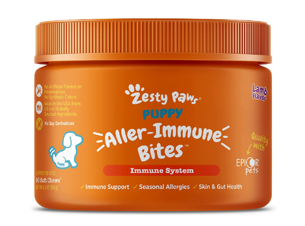 Zesty Paws Puppy Allergy & Immune Soft Chews 