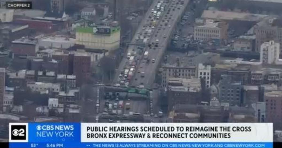 Public Hearings Scheduled To Reimagine Cross Bronx Expressway - CBS New ...