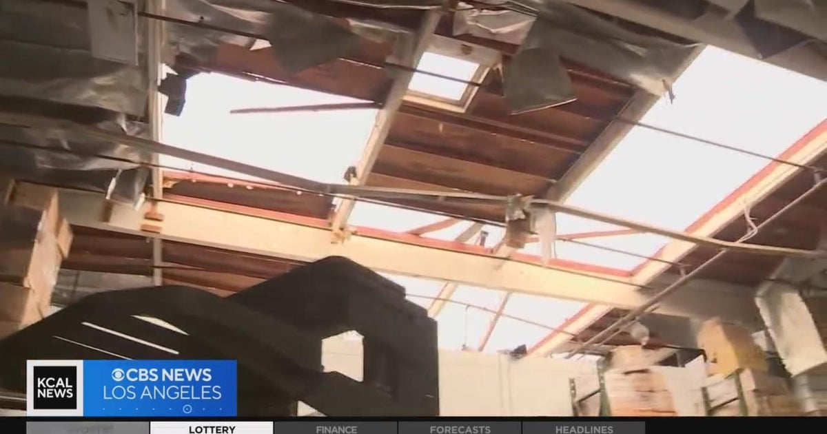 11 buildings red-tagged after tornado rips through Montebello - CBS Los ...