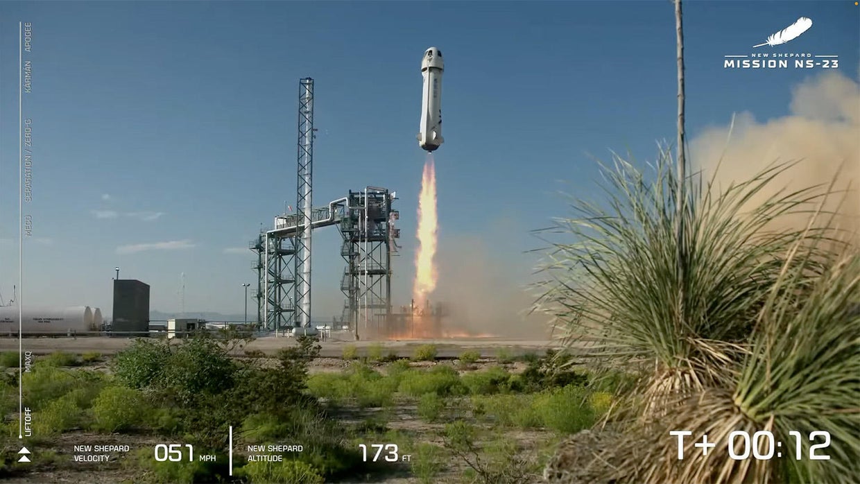 New Shepard launch abort in 2022 blamed on engine nozzle failure, Blue