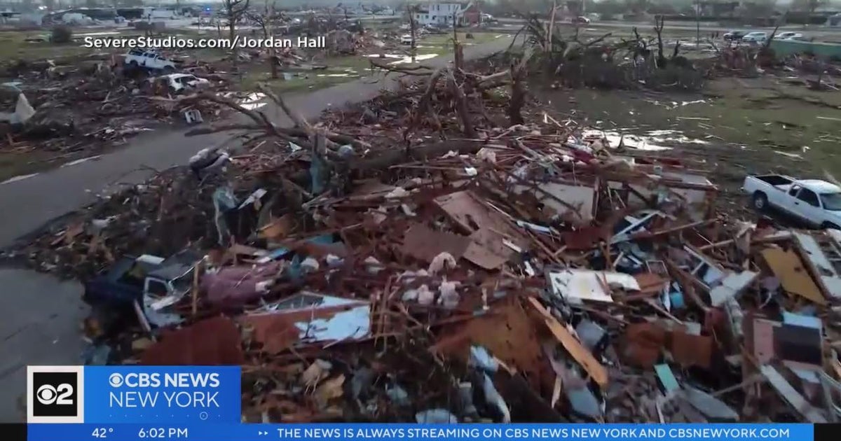 At least 26 killed as tornadoes sweep through 2 states - CBS New York