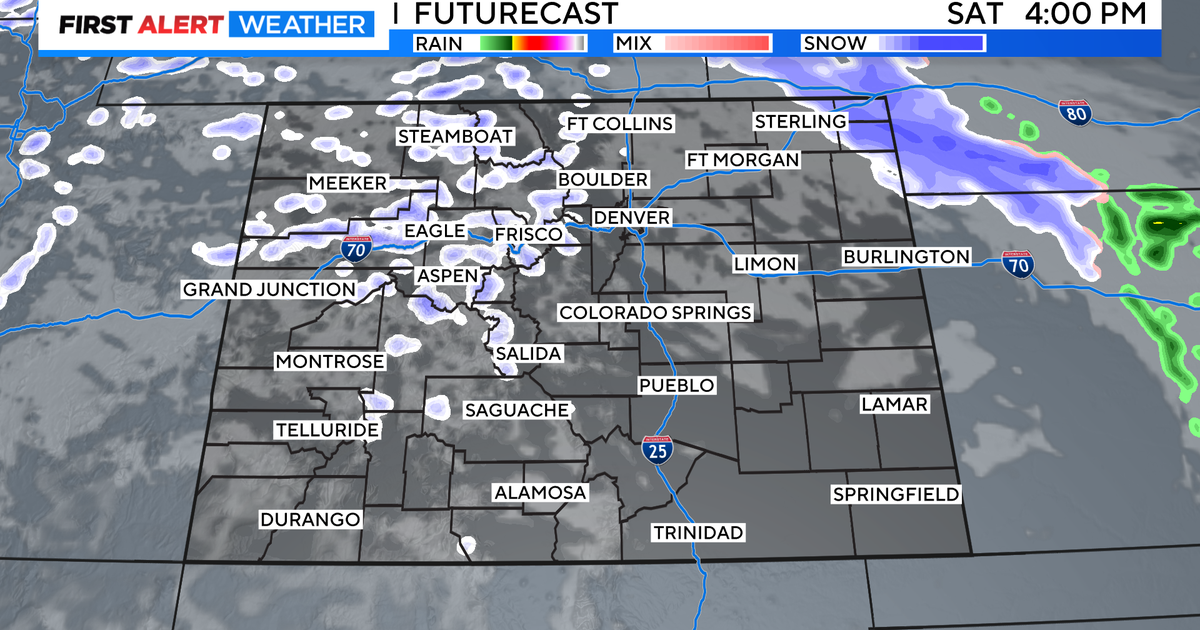 Colorado Weather: Chilly weekend with a few bouts of snow - CBS Colorado