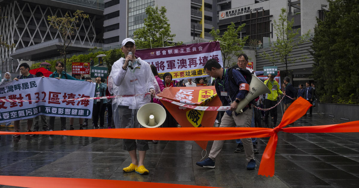 Activists in Hong Kong hold first protest in years under strict new rules