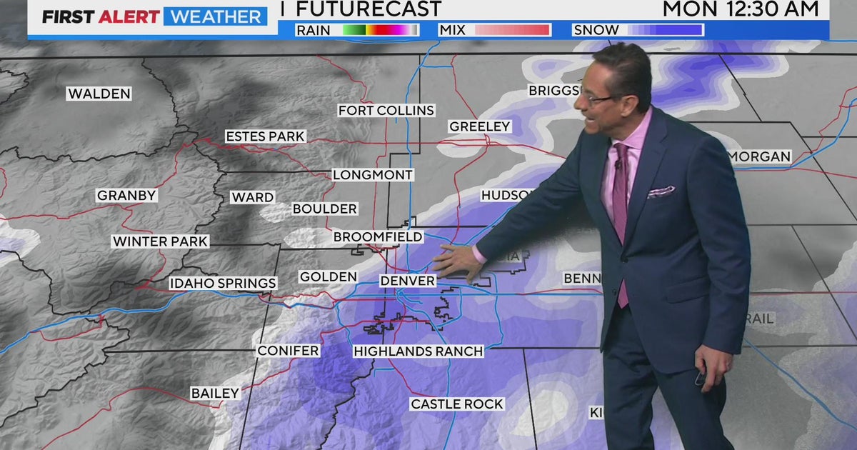 Less wind with overnight snow on the way - CBS Colorado