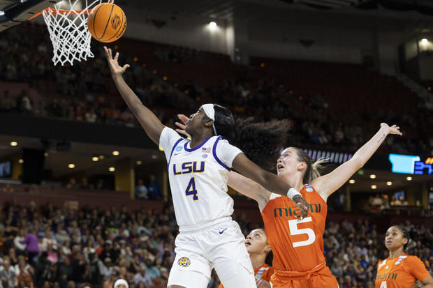 NCAA Miami LSU Basketball 