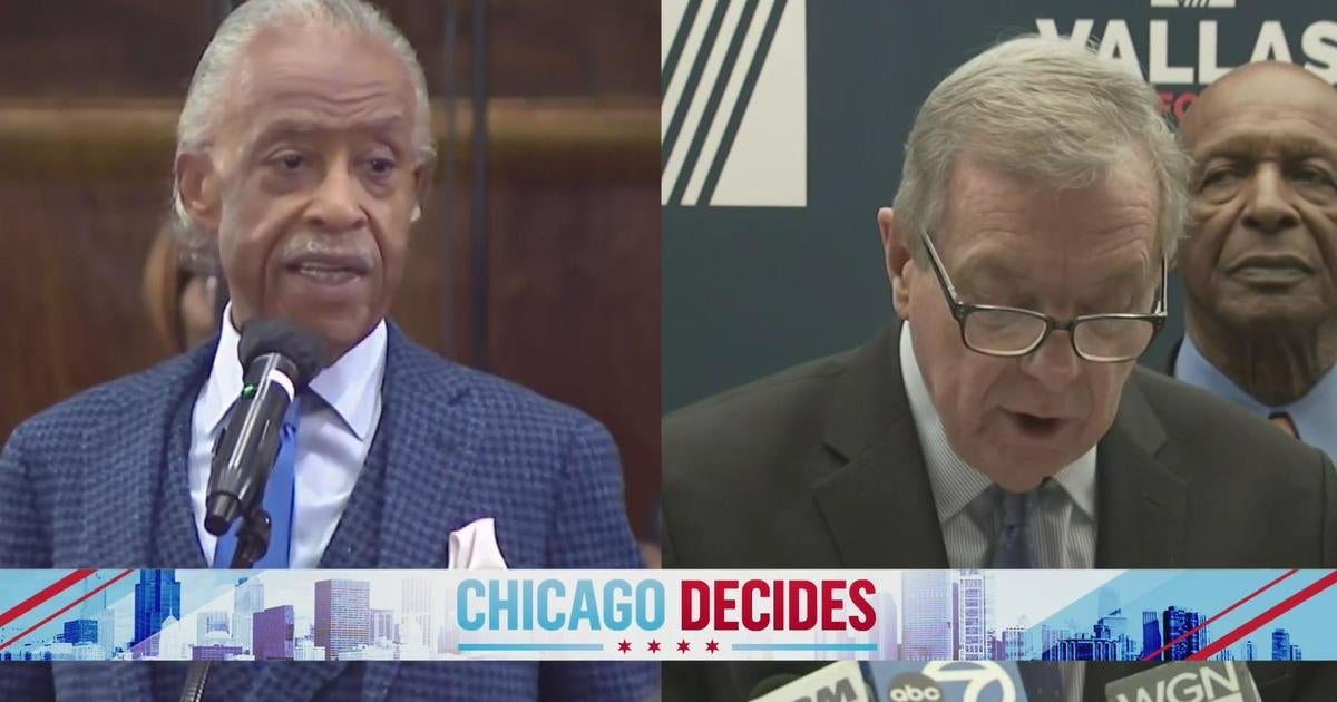 Chicago mayoral candidates backed by big names days before runoff CBS