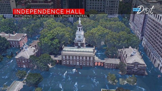 Picturing Our Future by Climate Central are different projections showing how the energy choices made this decade will influence how high sea levels rise for hundreds of years. 