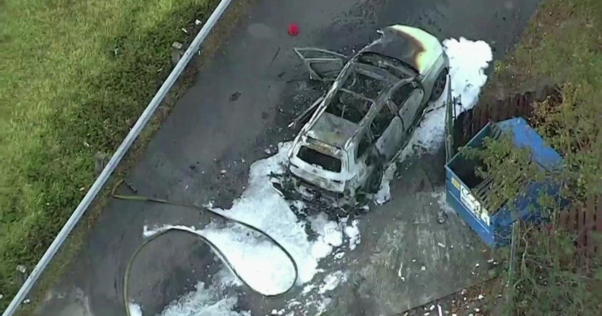System identified in burning SUV in Pompano Beach front