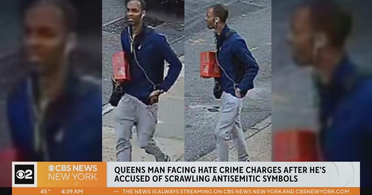 Suspect arrested in antisemitic vandalism spree - CBS New York