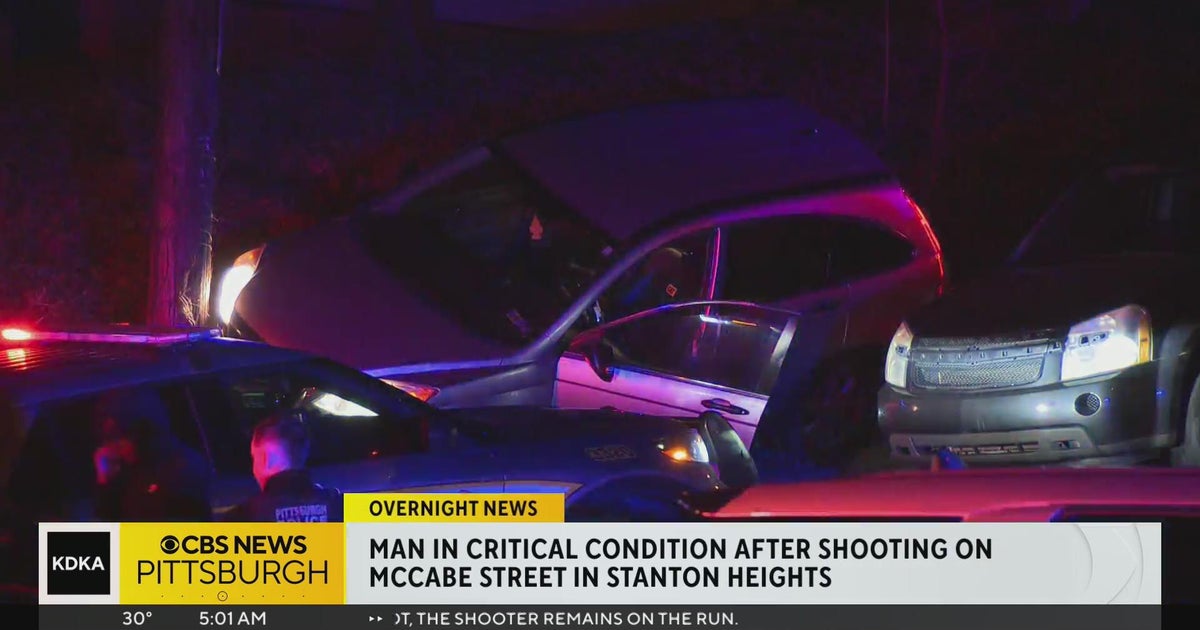 Man in critical condition after shooting in Stanton Heights - CBS ...