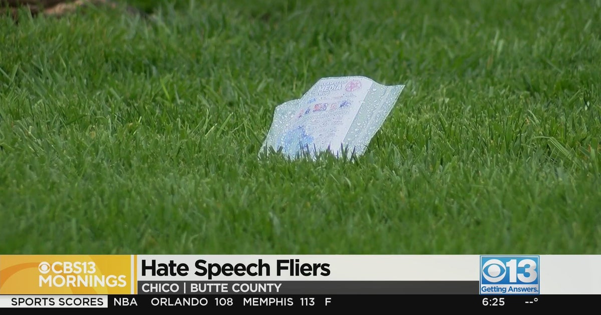 A neighborhood in Butte County is being littered with antisemitic fliers