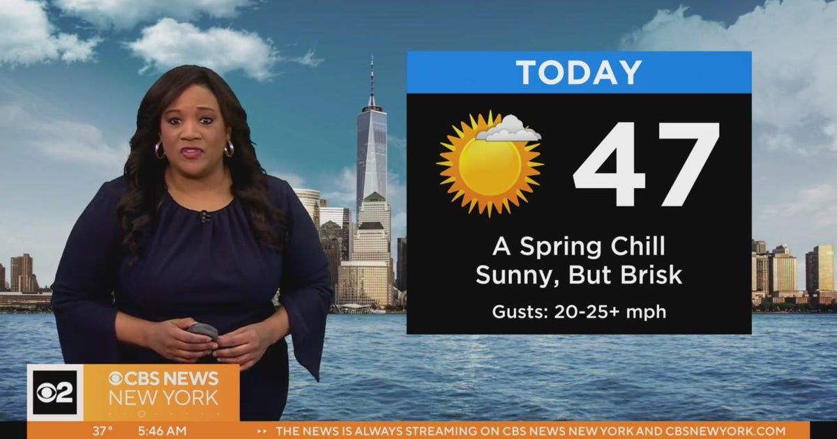 First Alert Weather: Chilly Thursday - CBS New York