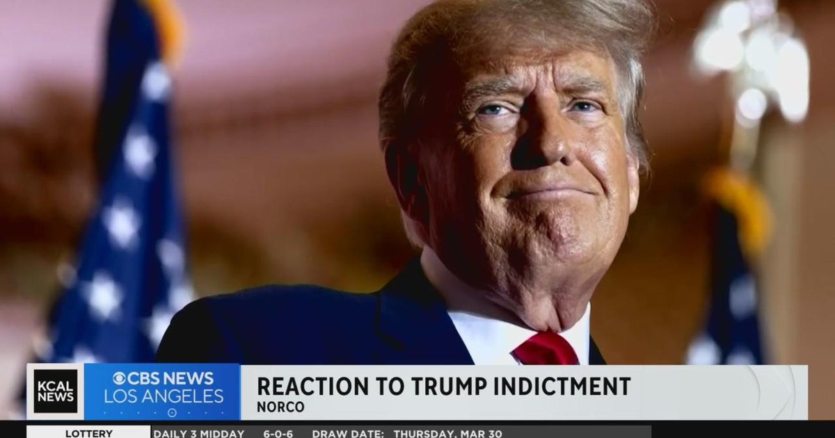 SoCal republicans react to news of former President Trump's indictment ...