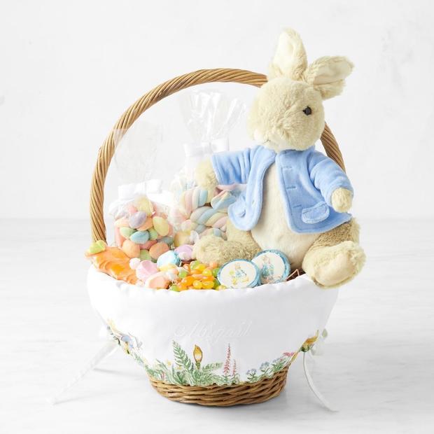 Williams Sonoma x Pottery Barn Kids Peter Rabbit Small Filled Easter Basket 