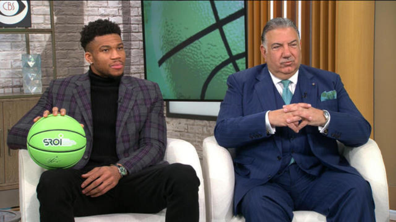 NBA Star Giannis Antetokounmpo is venturing off the court to launch the Calamos Antetokounmpo Sustainable Equity Fund, a suite of environmental, social and governance funds. The Milwaukee Bucks player and his investment partner, John Koudounis, CEO of Calamos Investments, join "CBS Mornings" to discuss the venture and Giannis' basketball career.