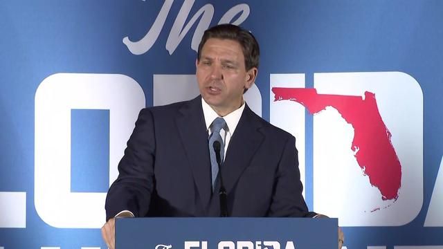 Florida Governor Ron DeSantis speaks during an event on his nationwide book tour at Adventure Outdoors, the largest gun store in the country, on March 30, 2023 in Smyrna, Georgia. 