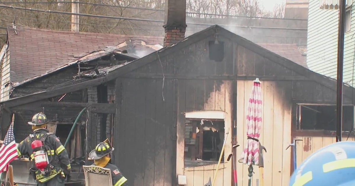Four buildings damaged in fire in Harrison Township - CBS Pittsburgh