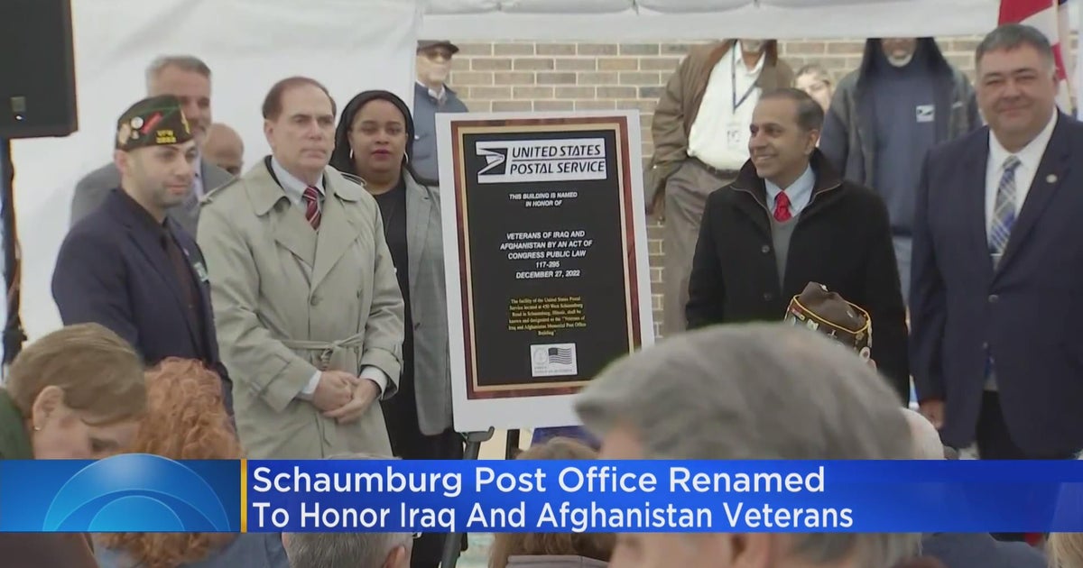 Schaumburg renames post office in honor of war veterans CBS Chicago