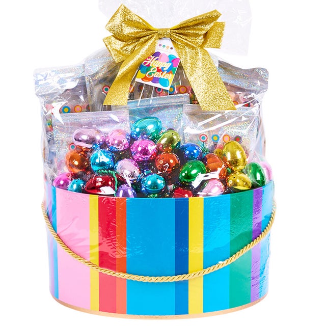 SPRINGTIME SHINE EGG HUNT BASKET 