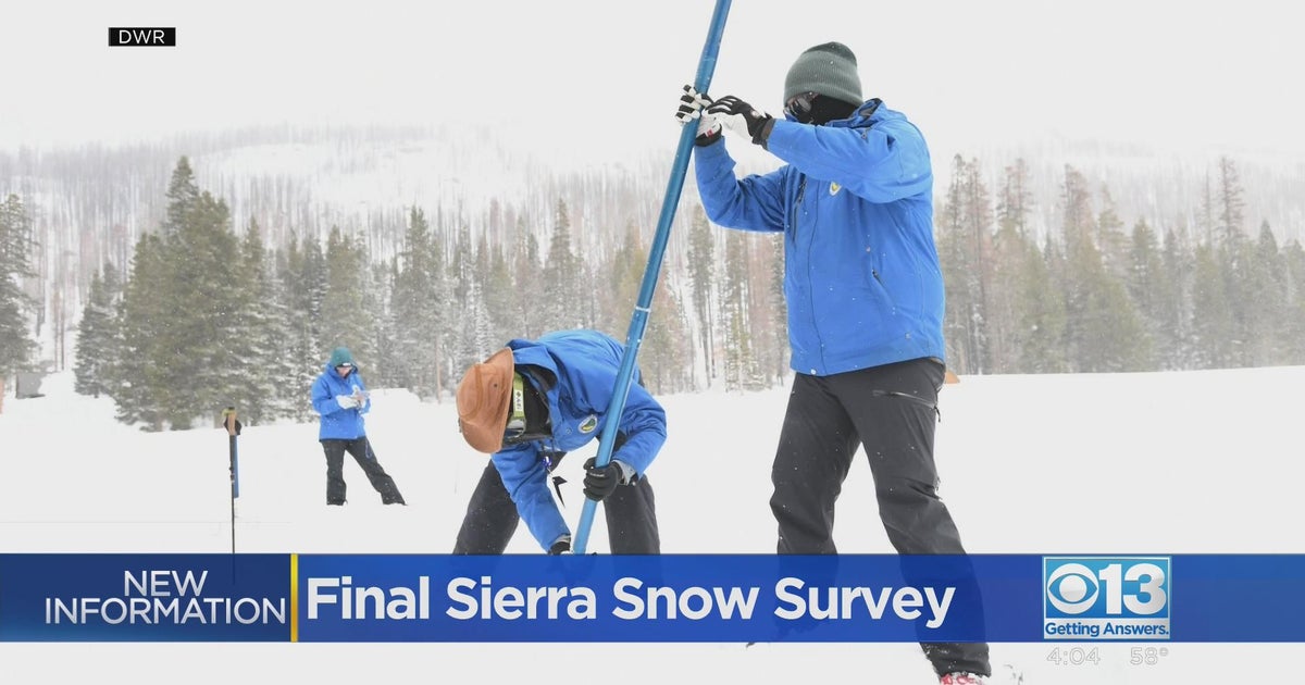 Final snow survey of the season conducted on Monday