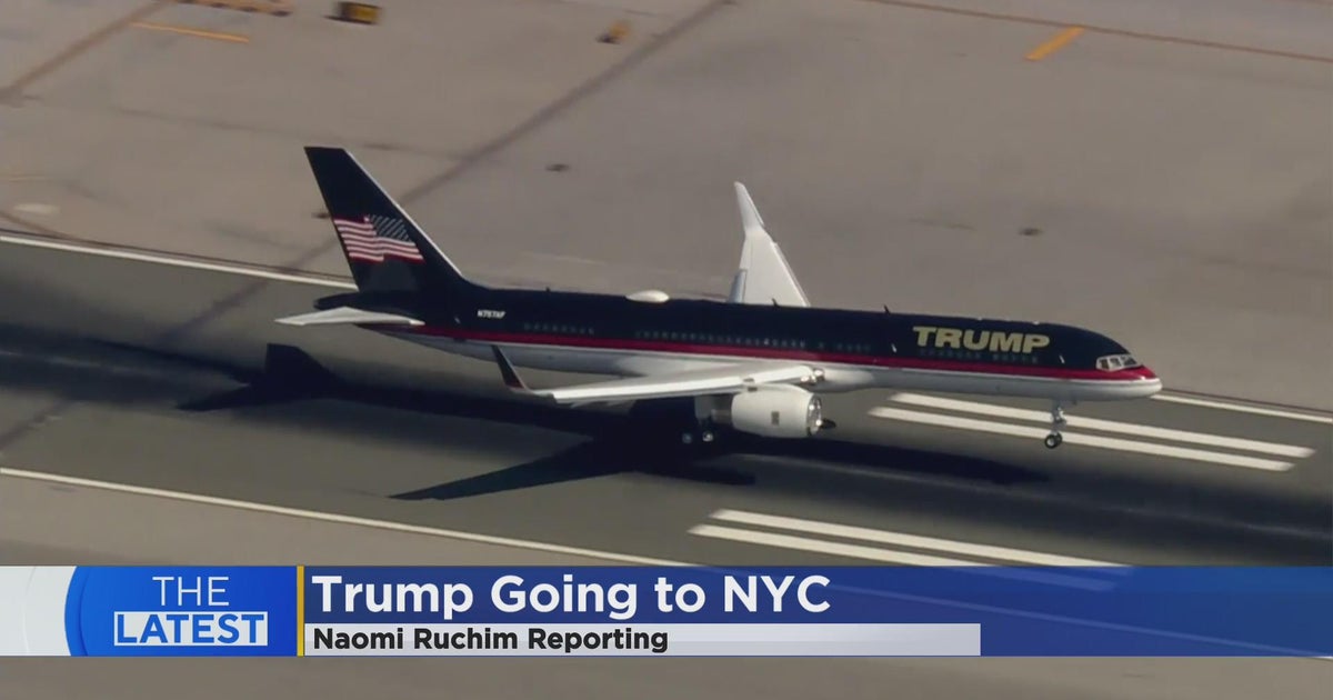 Trump arrives in New York ahead of arraignment - CBS Minnesota