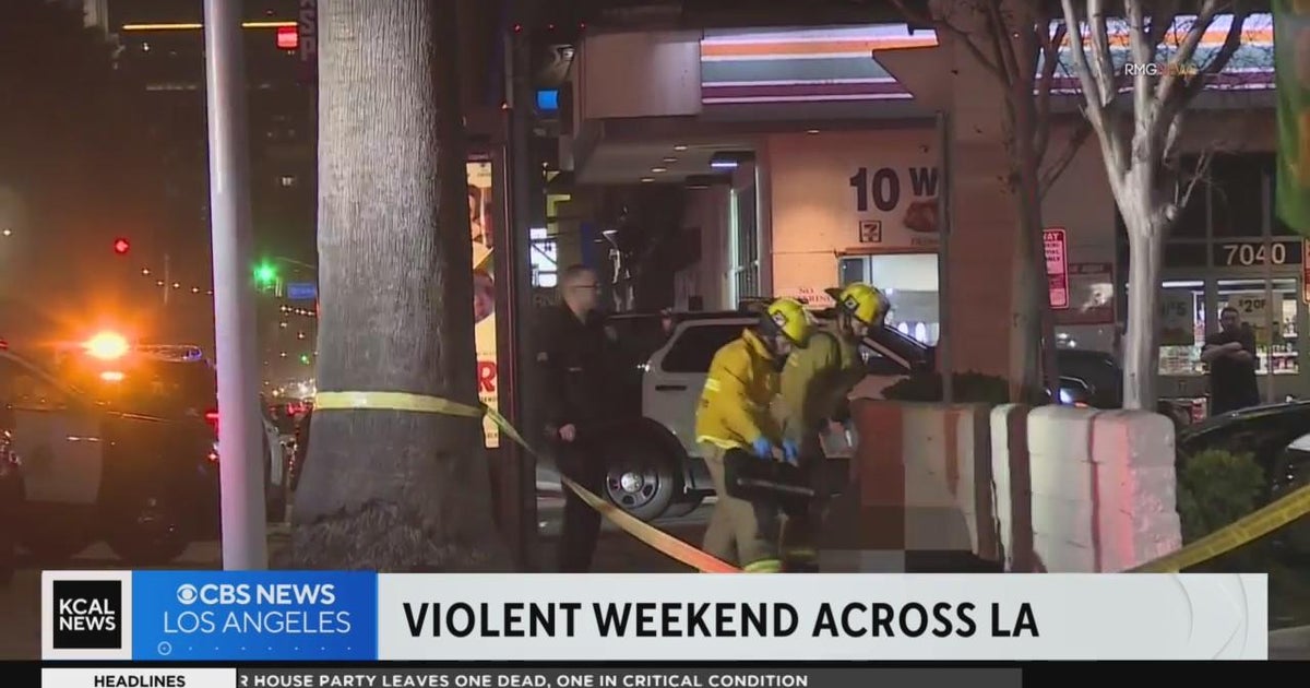 2 men fatally shot in Hollywood; suspects at large - CBS Los Angeles