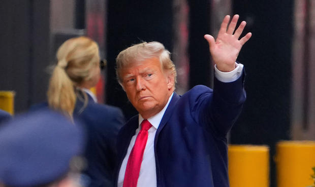 Donald Trump arrives at Trump Tower  