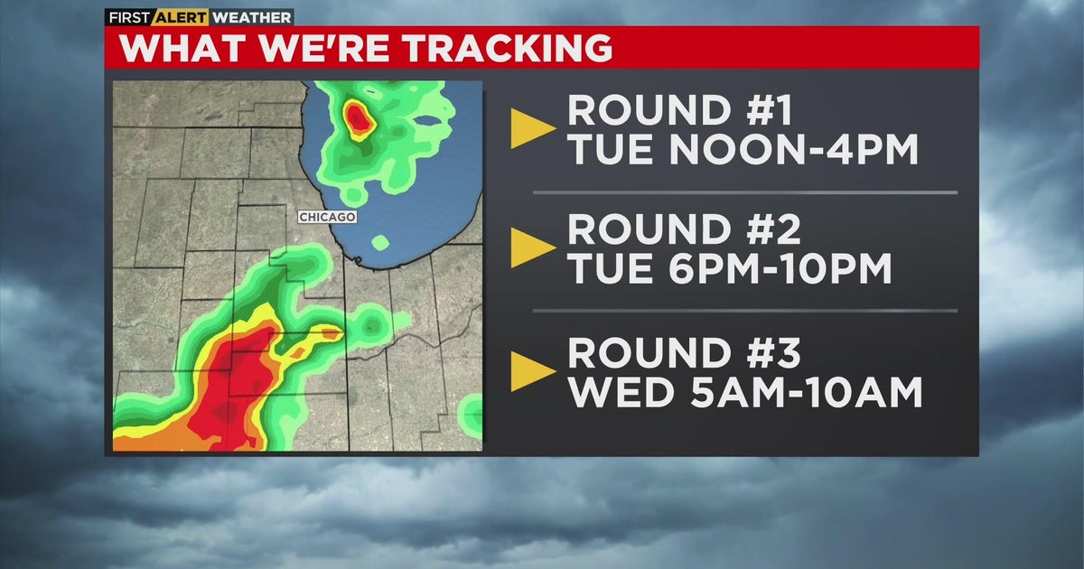 Chicago First Alert Weather: Tracking possible severe weather Tuesday ...