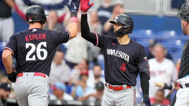 Twins Marlins Baseball 