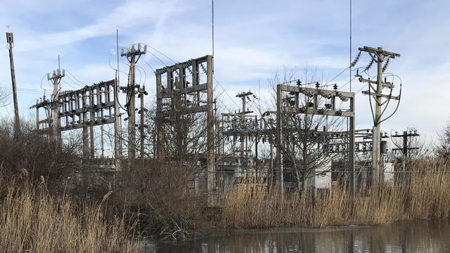 Montauk, New York, LIPA substation in 2019 