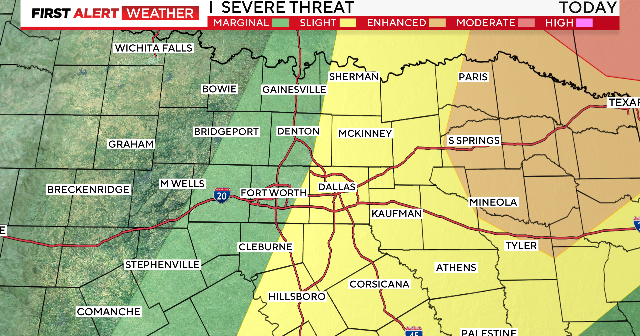 Weather Alert begins Tuesday evening for North Texas